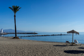 playa de la Duquesa en el municipio de Manilva, Andalucía