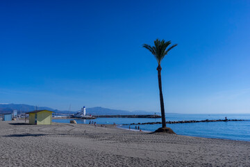 playa de la Duquesa en el municipio de Manilva, Andalucía