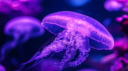 Enchanting Purple Jellyfish