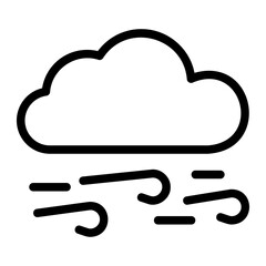wind line icon