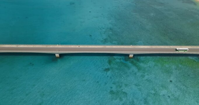 Kouri Big Bridge in Okinawa, Japan