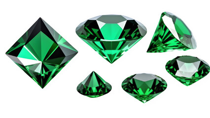 Fototapeta premium green diamond gem