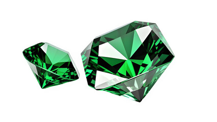 Fototapeta premium green diamond gem