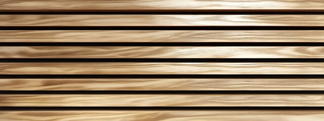 Obraz premium Wooden wall. Texture of wood panels. Pattern of slats with horizontal stripes. Modern interior fences and partitions used in architecture. Cladding from boards is a building material. 