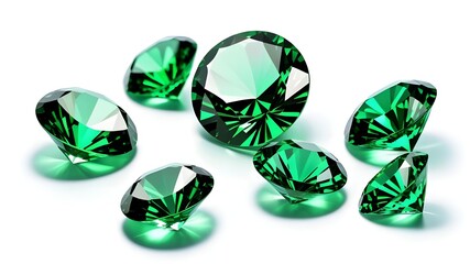 Fototapeta premium green diamond gem