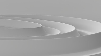 Obraz premium Simple Curve White Delicate Contemporary Elegant In Modern 3D Rendering Abstract Background