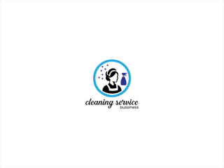 Maid service logo.The logo could feature minimalistic icons such as a gleaming broom, shining star, or bubbles, symbolizing cleanliness and efficiency. 