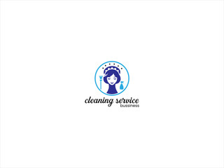 Maid service logo.The logo could feature minimalistic icons such as a gleaming broom, shining star, or bubbles, symbolizing cleanliness and efficiency. 