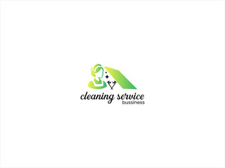 Maid service logo.The logo could feature minimalistic icons such as a gleaming broom, shining star, or bubbles, symbolizing cleanliness and efficiency. 