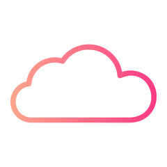 cloud gradient icon