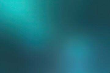 Fototapeta premium Hazy Gradient Background in Teal and Blue with Soft Grainy Texture