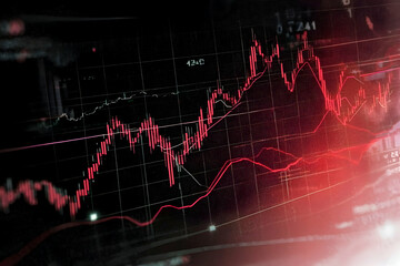 Global Financial Markets - Stock Trading Investment Montage
