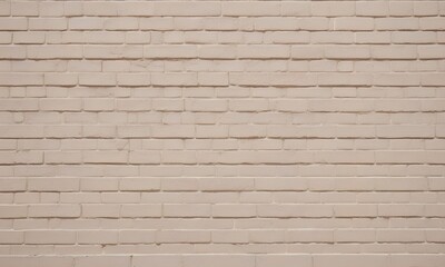 A light beige brick wall with vertical rows of bricks
