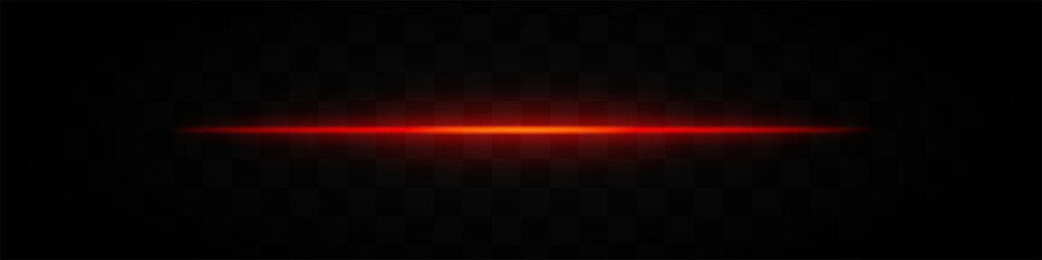 Red light beam. A sharp horizontal purple beam with a bright center, fading into darkness on both sides. Ideal for sci-fi designs, light transitions, or futuristic effects.