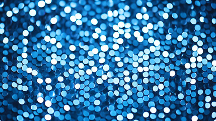 Abstract blue Background of metallic round Sequins