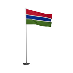 Gambia flag 3