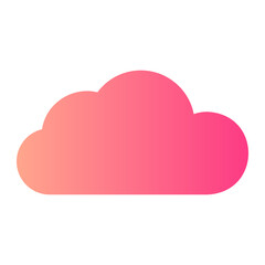 cloud gradient icon