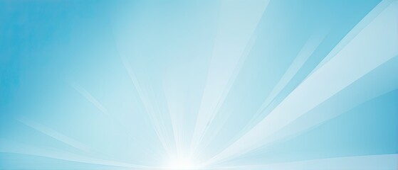 Abstract Light Burst on Blue Background