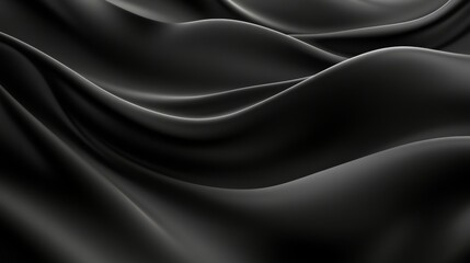 Obraz premium Abstract Black Drape.