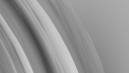 Obraz premium Simple Curve White Bezier Curve Passionate Elegant Modern 3D Rendering Abstract Background