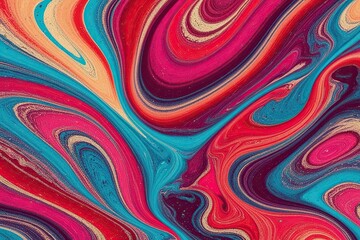 Vibrant Festive Marbled Gradient Texture for Eye-Catching Visual Presentations