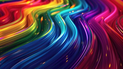 A vibrant rainbow colored background image
