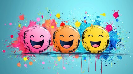 Obraz premium world smile day ,happy smile day vector design 