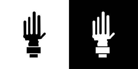 mottled skin icon Flat art illustration in outline