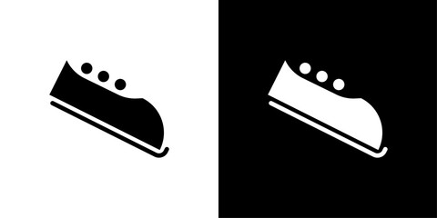 Bobsleigh icon Flat art illustration in outline