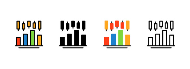 Set of Stock market Icon