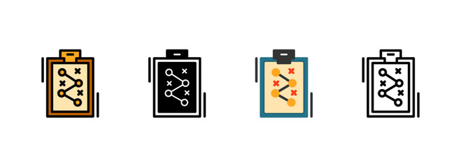 Set of Strategy Icon