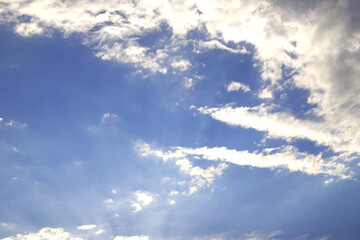 Fototapeta premium blue sky with clouds