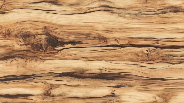 Beautiful spalted wood texture in light brown featuring dark streaks and unique patterns