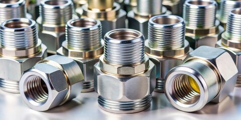 High-quality zinc plated ferrule hydraulic fittings for industrial machinery and equipment