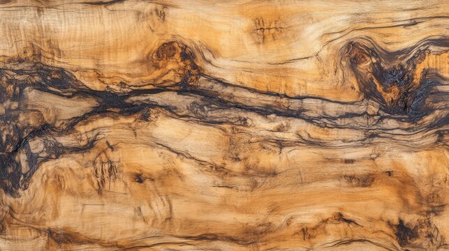 Light brown spalted wood texture featuring dark streaks for stunning aesthetic appeal
