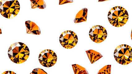 orange diamond gem