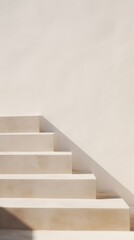 White square steps architecture staircase wall.