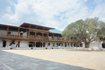 The Punakha Dzong administrative centre of Punakha District in Punakha, Bhutan