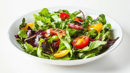 Fresh and Colorful Garden Salad with Veggies