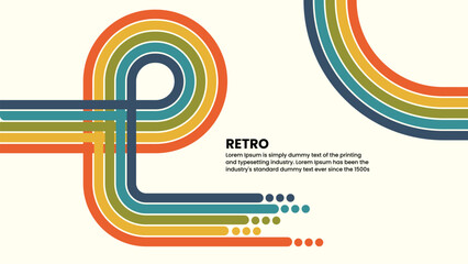 abstract background with rainbow