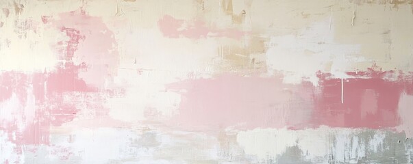 Obraz premium Abstract pink and beige brushstroke texture