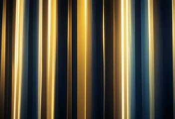 Glowing golden vertical lines and rays of light against a dark background