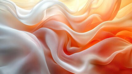 delicate beige and orange backdrop featuring a soft pastel blur gradient combining creamy pink and amber hues for a calming design template