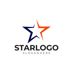 vector star logo premium template