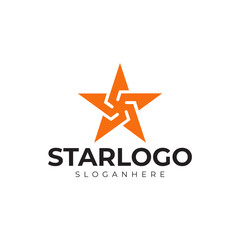 Obraz premium vector star logo premium template