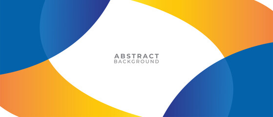 Colorful Abstract Geometric Background with Blue and Orange Accents