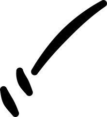 Movement doodle illustration vector