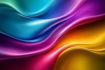 Abstract Colorful Wave Background for Design