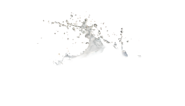 sea waves Splashes on a white isolated background. Generative AI.