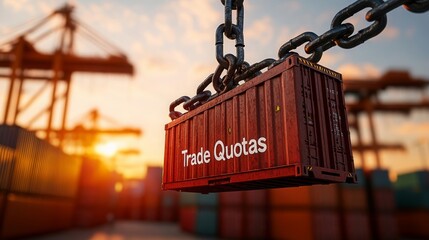 Trade Quotas Container Shipping Cargo Logistics Import Export